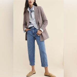 Anthropologie Pilcro Ultra High-Rise Pleated Relaxed Jeans Light Wash Capsule